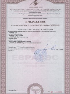 2015.03.25 Егорьевск - Приложение к сертификату, Профили поливинилхлоридные системы Rehau.
