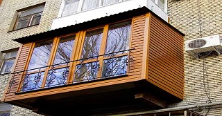Внешняя отделка балкона Егорьевск цена от 1046 руб. м/2.